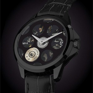 アーティアの高級腕時計 ロシアンルーレット A1 Black