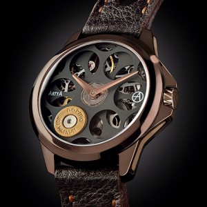 ArtyA Swiss Luxury Watches - Russian Roulette Chocolat