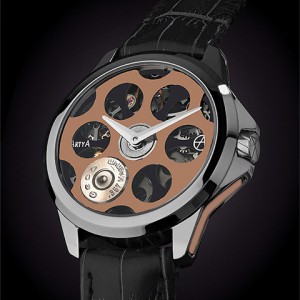 ArtyA Swiss Luxury Watches - Russian Roulette Golden Python