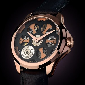ArtyA Swiss Luxury Watches - Russian Roulette Full Gold2