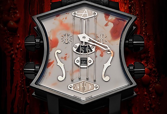 アーティアがハロウィンモデルとして制作したクレイジーな腕時計