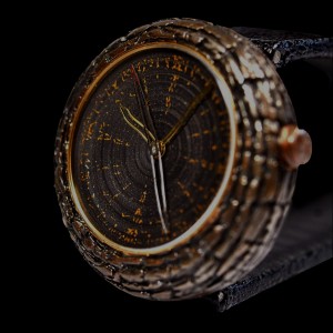 ArtyA & Guer Man Fossil of wood watch