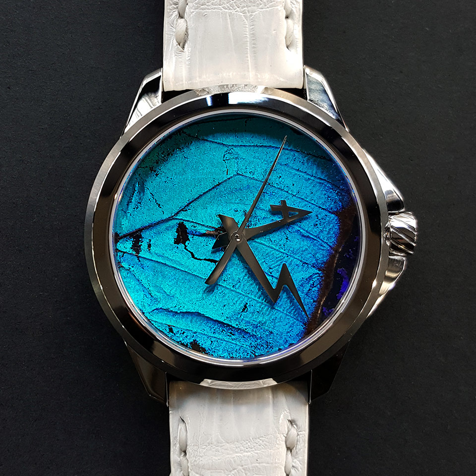Earth Farfalla モルフォ蝶の腕時計 スイスの高級時計 Artya