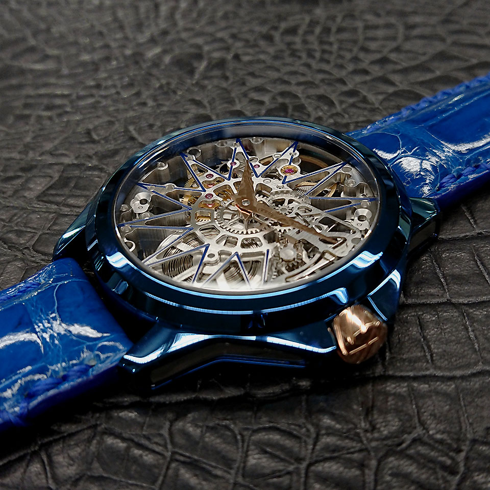 フルスケルトン 機械式 腕時計-