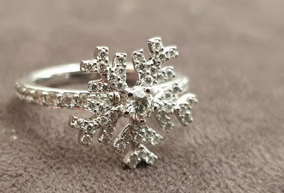 ArtyA Jewelry Snowflake Diamonds Ring