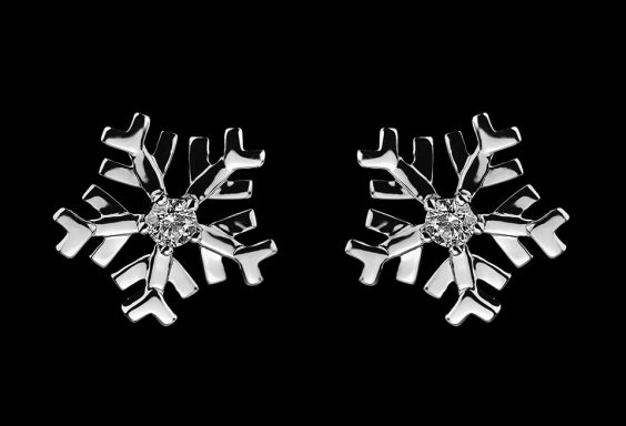 ArtyA Jewelry Snowflake Earrings