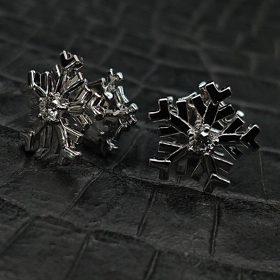 ArtyA Jewelry Snowflake Earrings