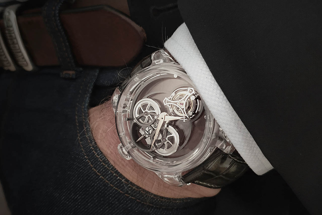 ArtyA Purity Tourbillon wrist shot