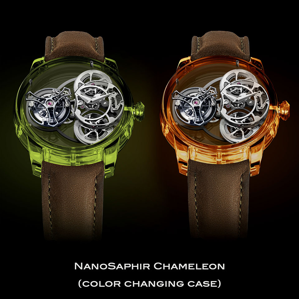 Tiny Purity Tourbillon NanoSaphir Chameleon