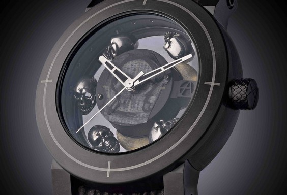 ArtyA Skull watch Black Essence