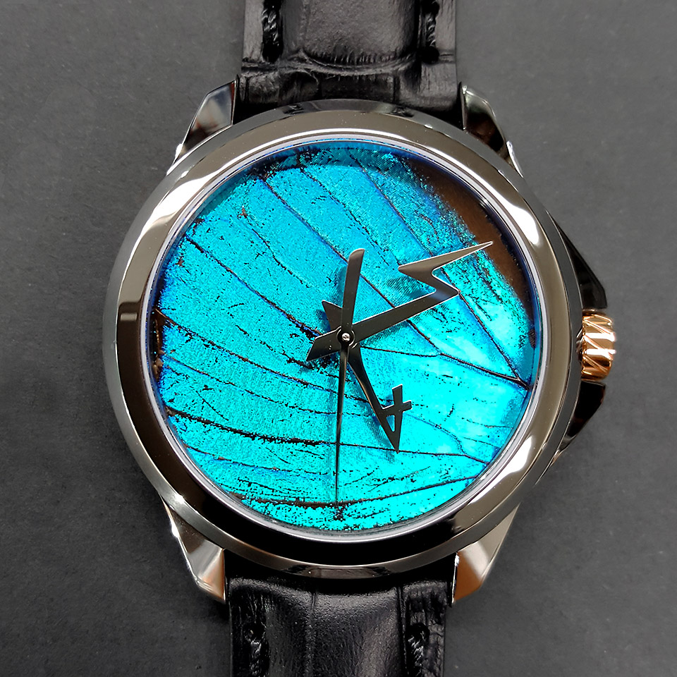 EARTH80 - Farfalla モルフォ蝶の腕時計 | スイスの高級時計 ArtyA