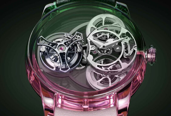 ArtyA Tiny Purity Tourbillon Bicolor Green/Pink