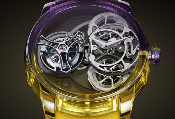 ArtyA Tiny Purity Tourbillon Bicolor Purple/Yellow